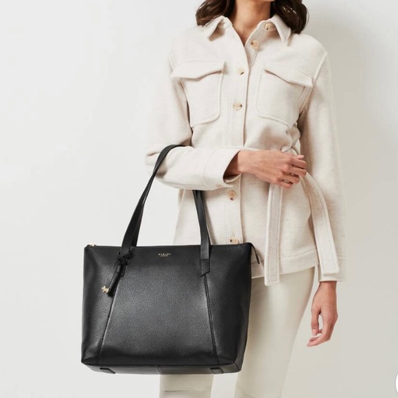RADLEY LONDON Bags Radley London Womens Wood Street Large Zip Top Tote Bag Black Poshmark